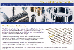 The Marketing Partnership website